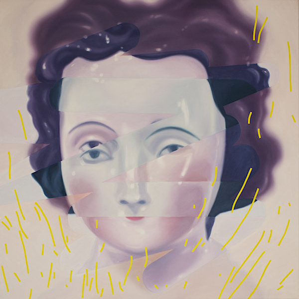 Eva Citarrella: Princess, 2020, Öl und Acryl auf Leinwand, 90 x 90 cm

